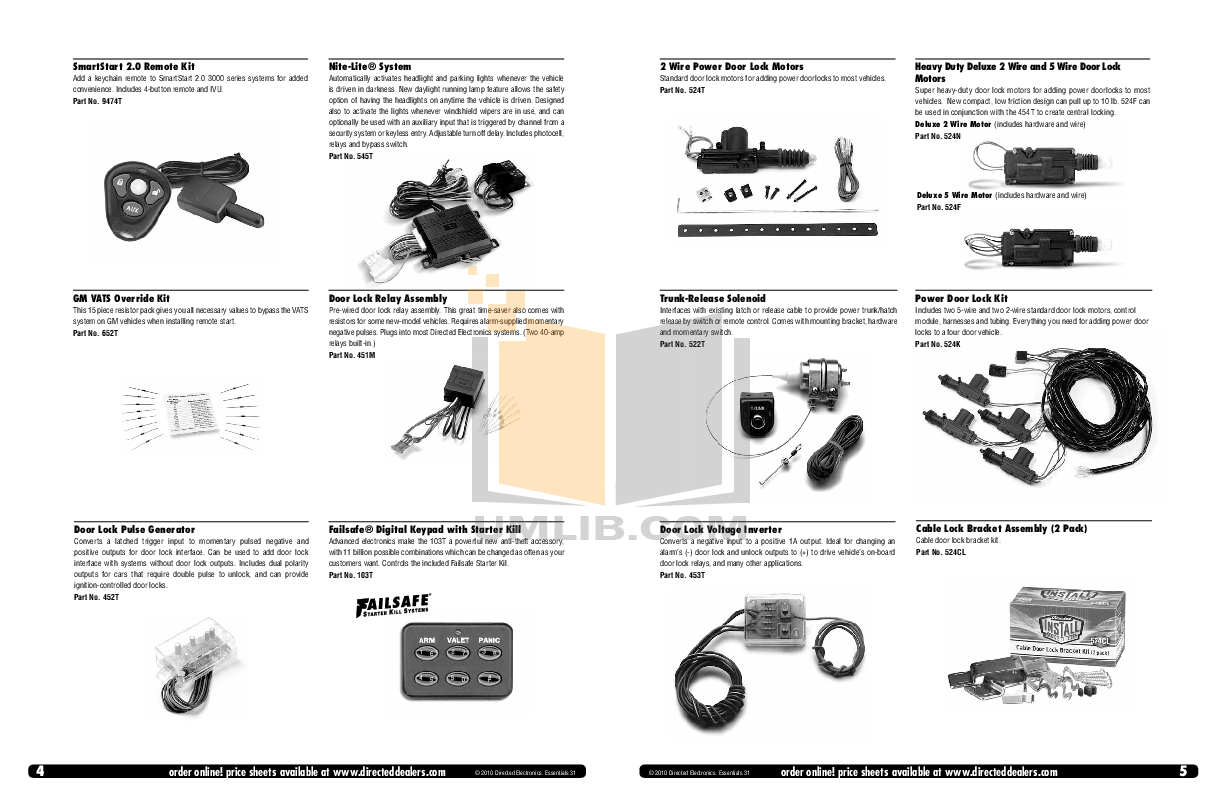 ... DEI Other Hornet 730T Car Alarms pdf page preview ...