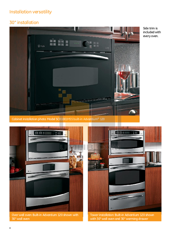 PDF manual for GE Oven Profile Advantium SCB2001KSS
