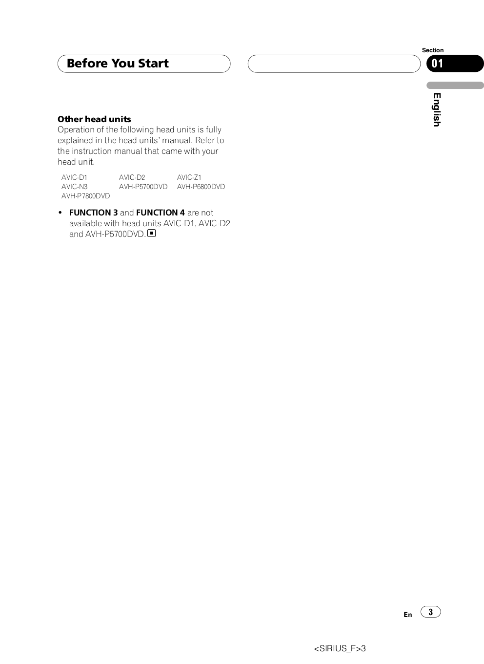 ... Pioneer Car Receiver DEH-P980BT pdf page preview ...