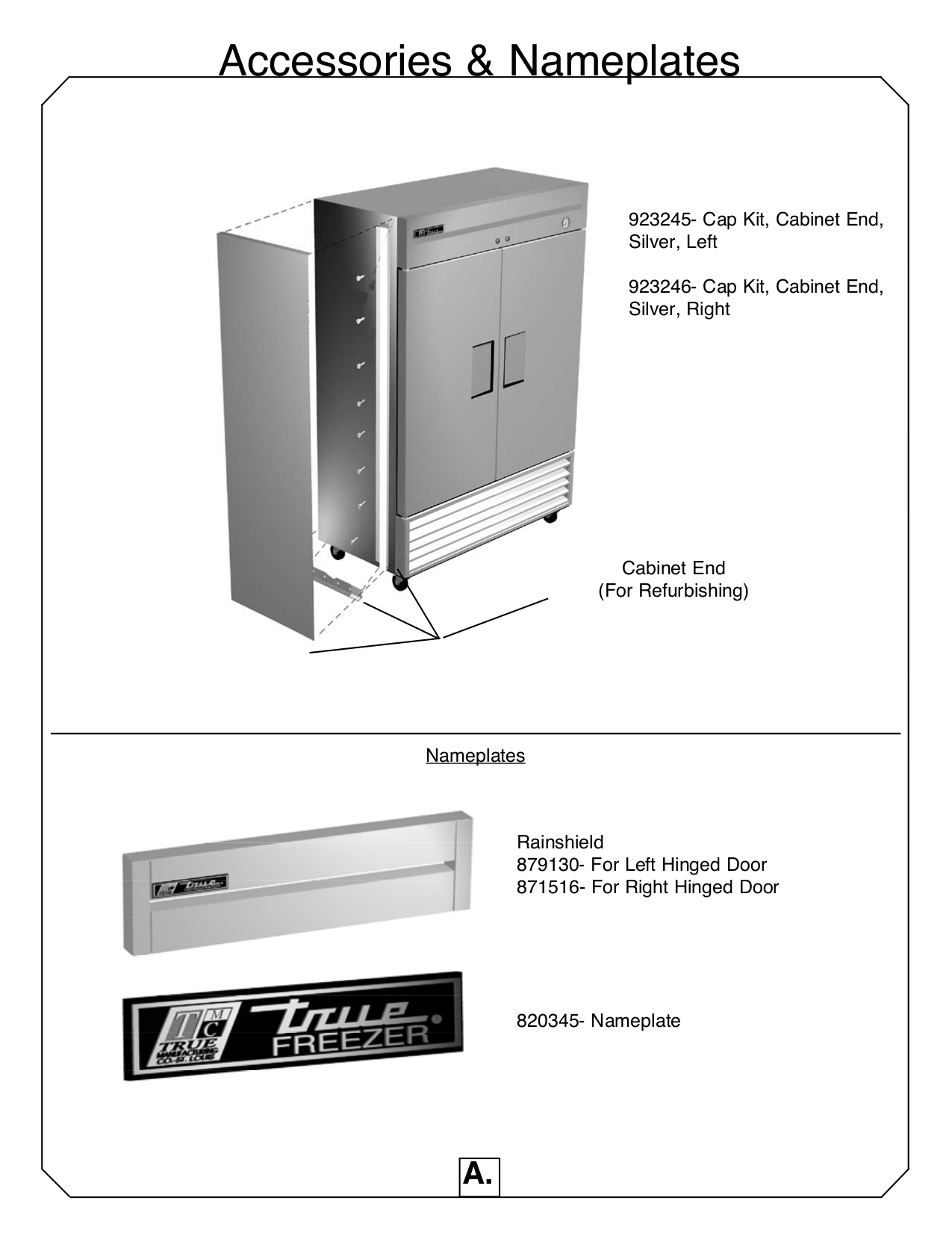 PDF manual for True Freezer T23F