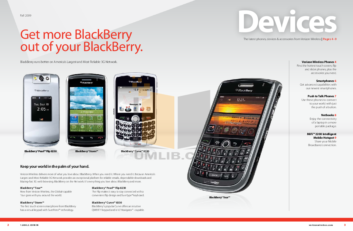 Blackberry Cell Phone Pearl Flip 8230 pdf page preview ... PDF manual ...