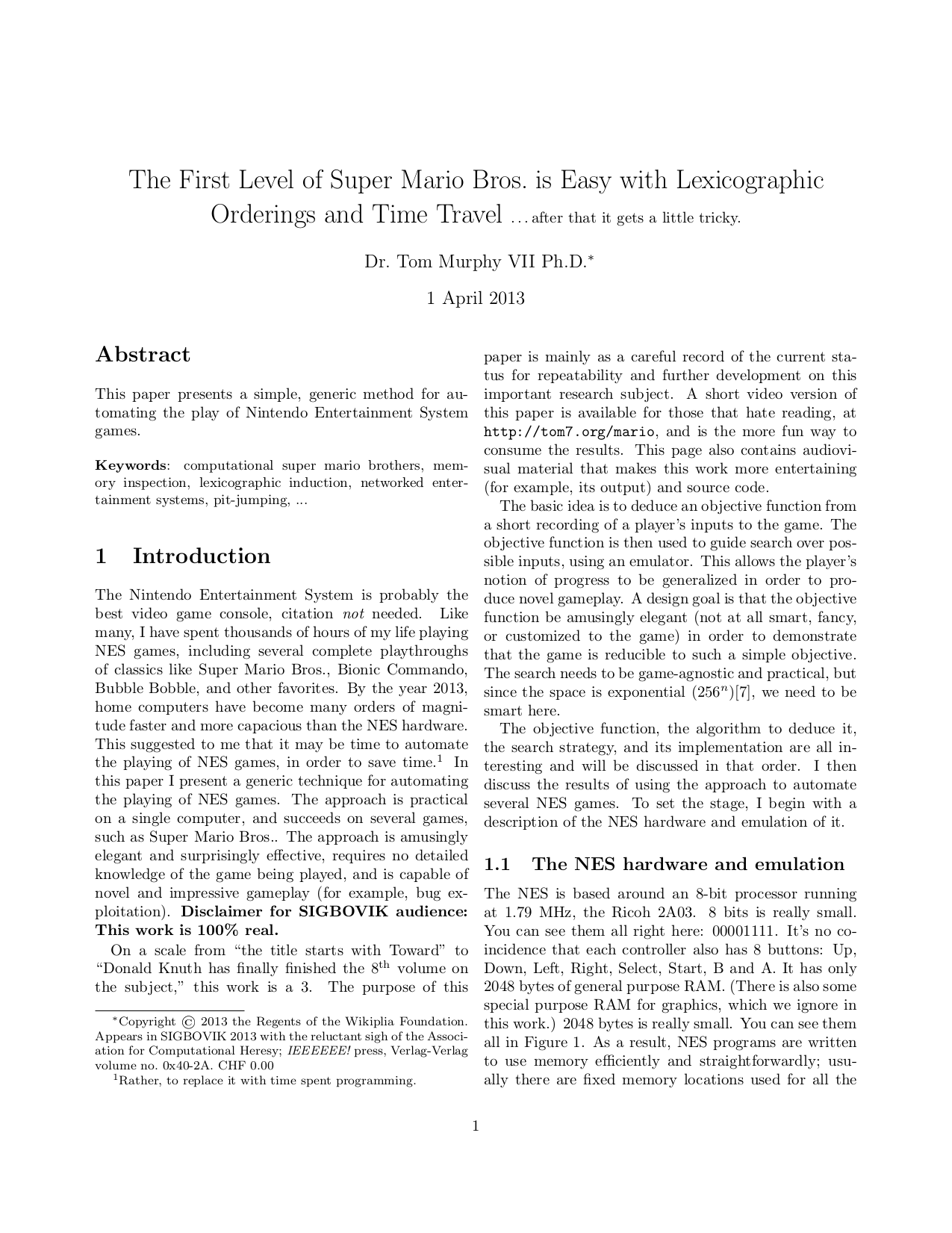 pdf for Nintendo Other Super Mario Bros game-software manual