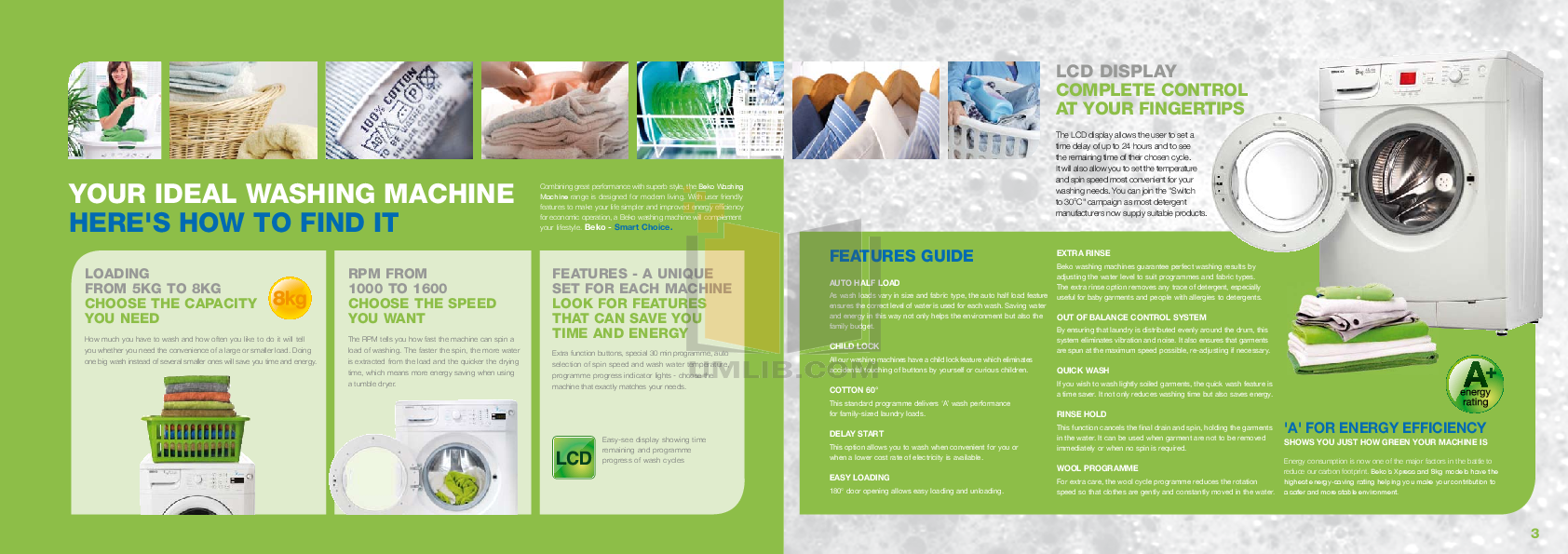 Beko Washer WM5140 pdf page preview Beko Washer WM5140 pdf page preview ...