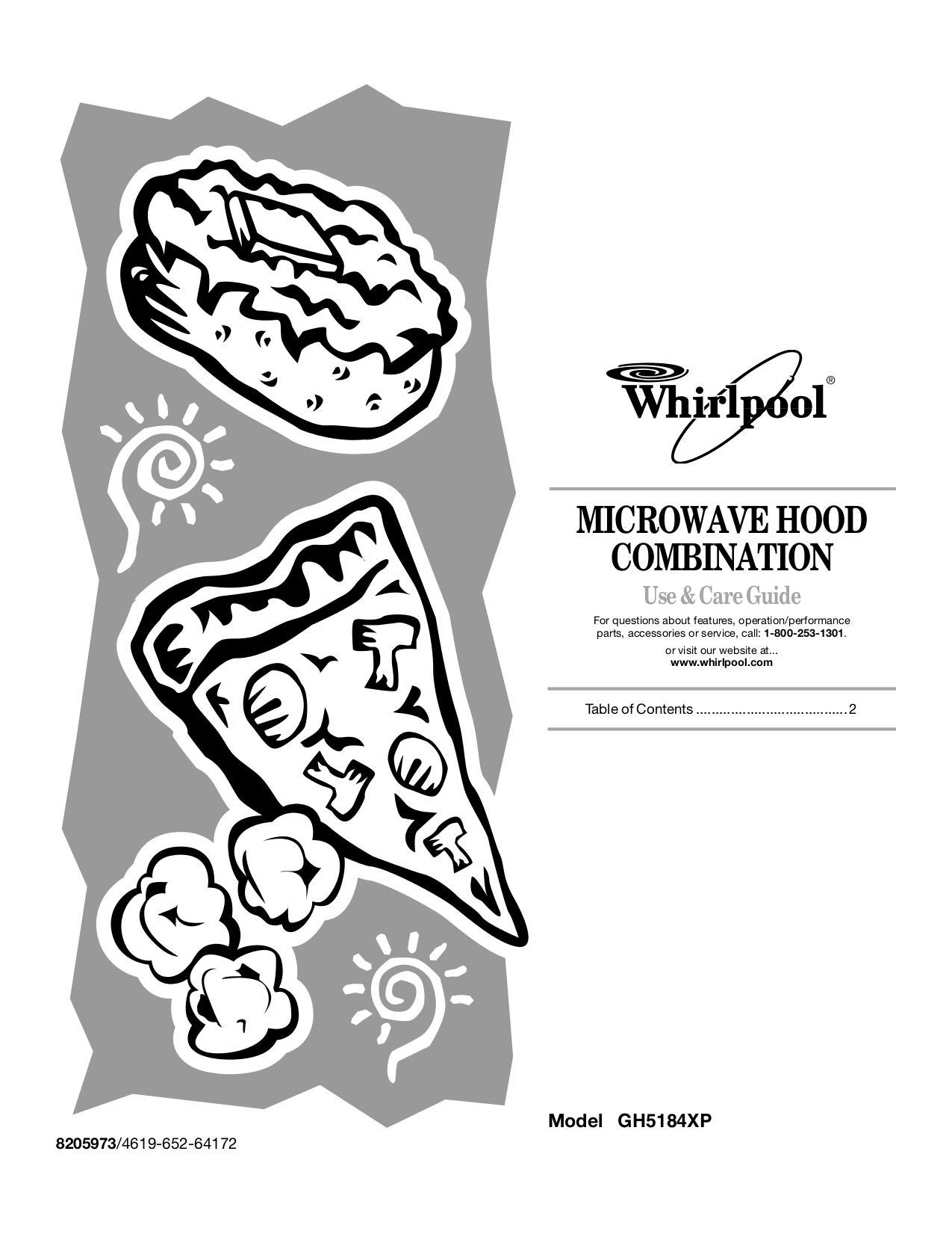 pdf for Whirlpool Microwave GH5184XPS manual