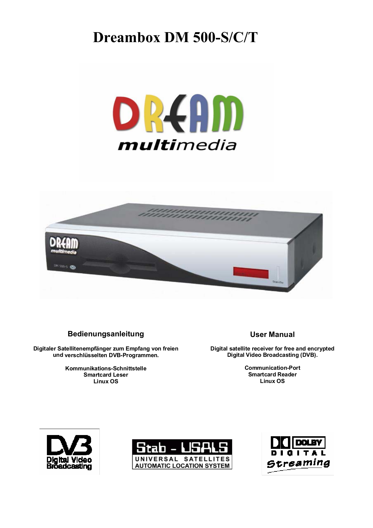 Dream Multimedia Remote Manual
