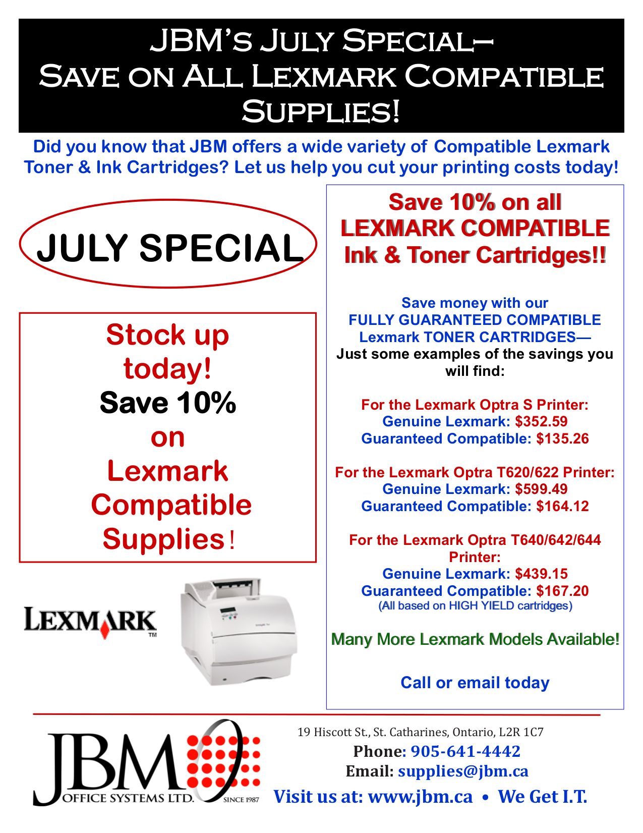 pdf for Lexmark Printer T640 manual