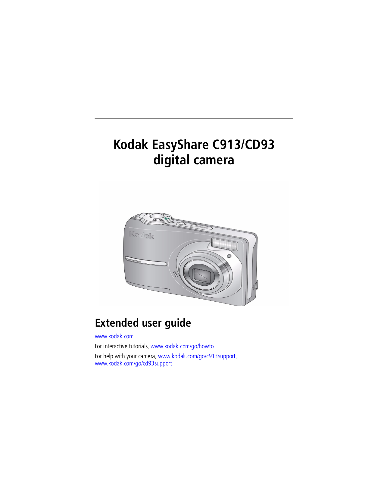 pdf for Kodak Digital Camera EasyShare CD93 manual