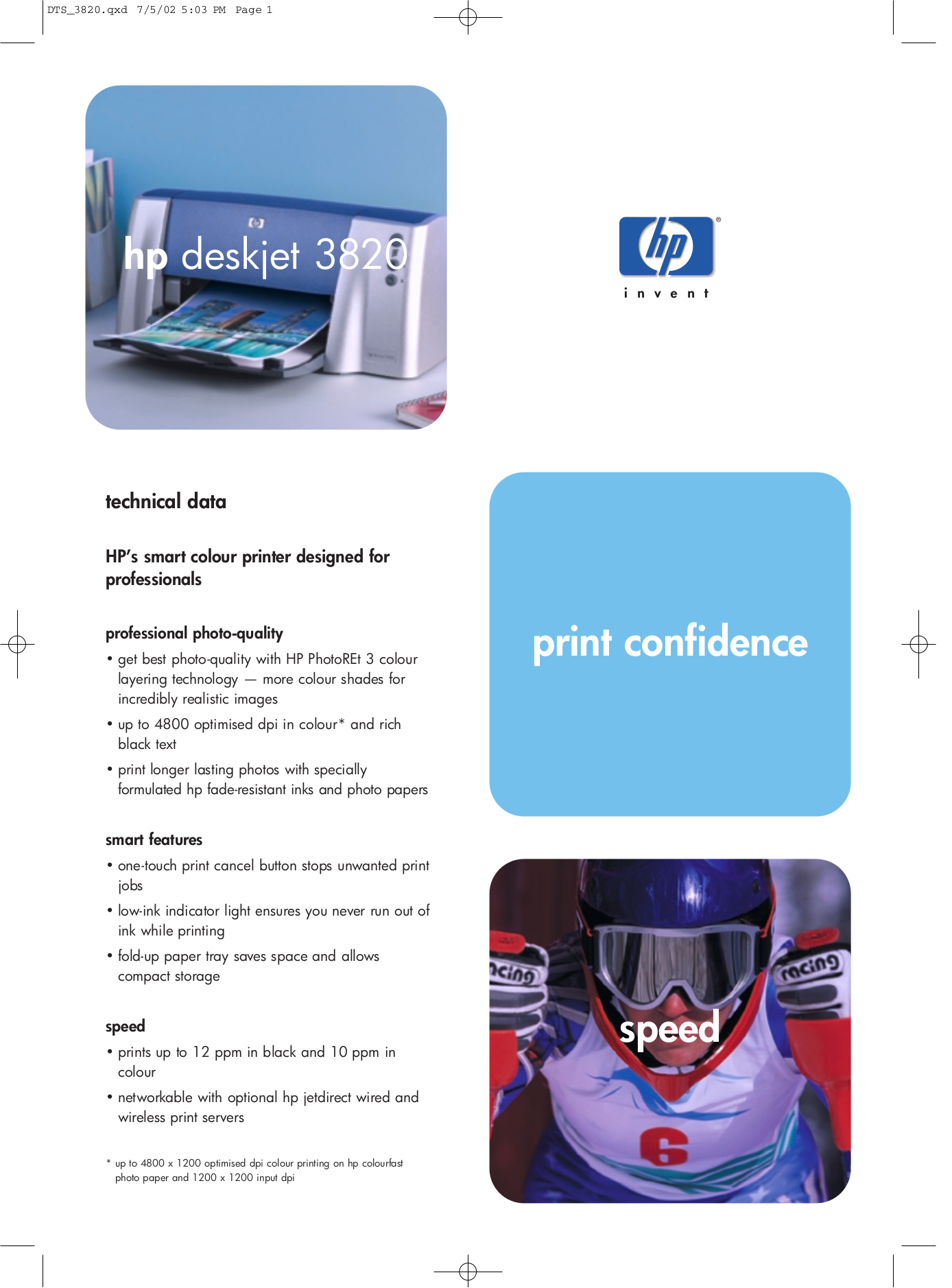 pdf for HP Printer Deskjet 3820 manual