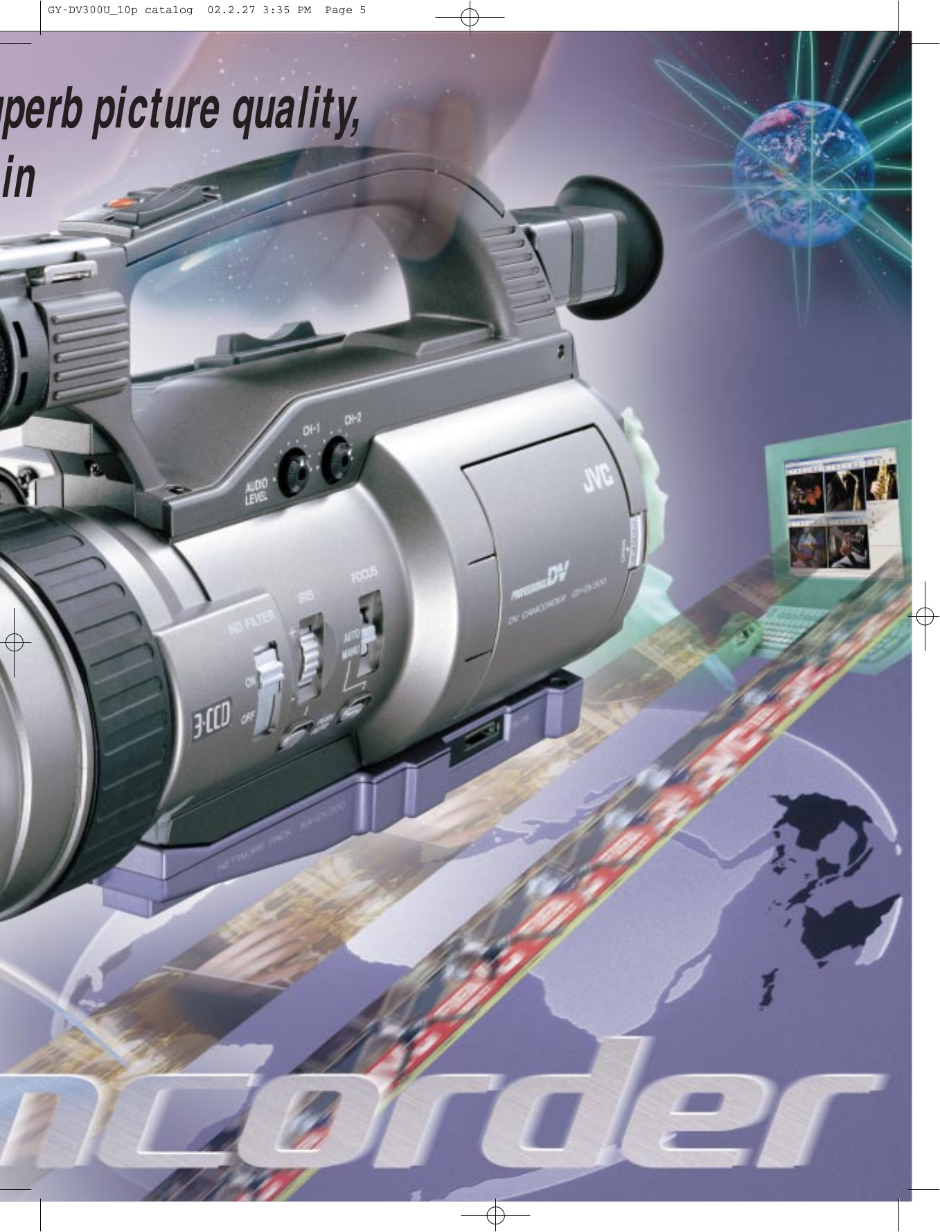 PDF manual for JVC Camcorders GY-DV300U