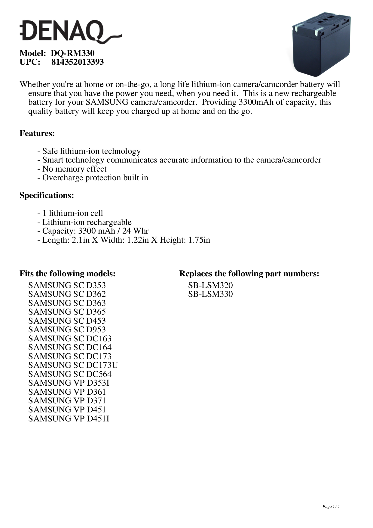 pdf for Samsung Camcorders SC-D353 manual