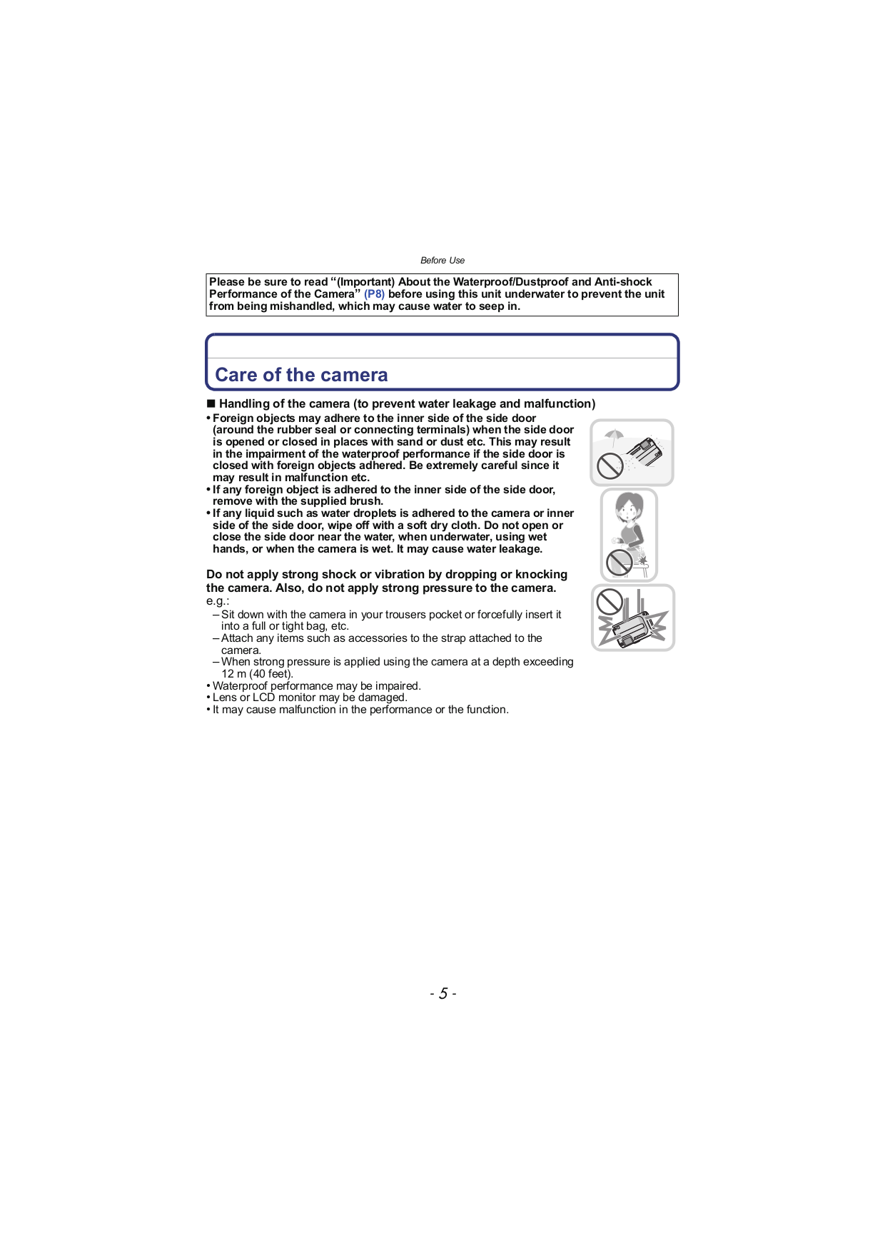 ... Panasonic Digital Camera Lumix DMC-TS3 pdf page preview ...
