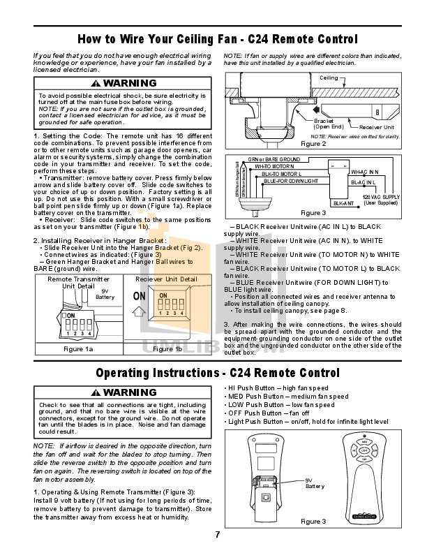 Pdf Manual For Fanimation Other Andover Fp5220 Ceiling Fans