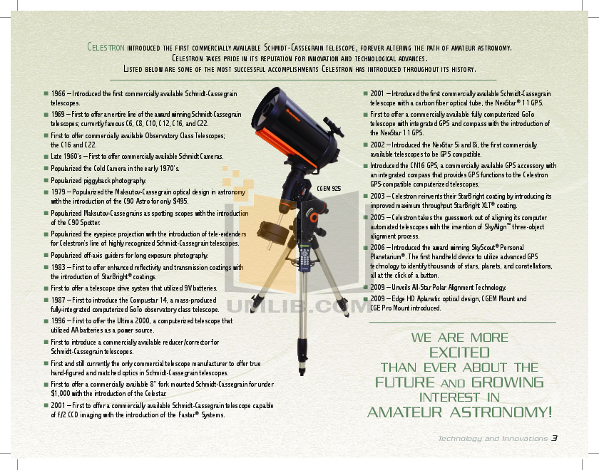 Pdf Manual For Celestron Telescope C Sgt