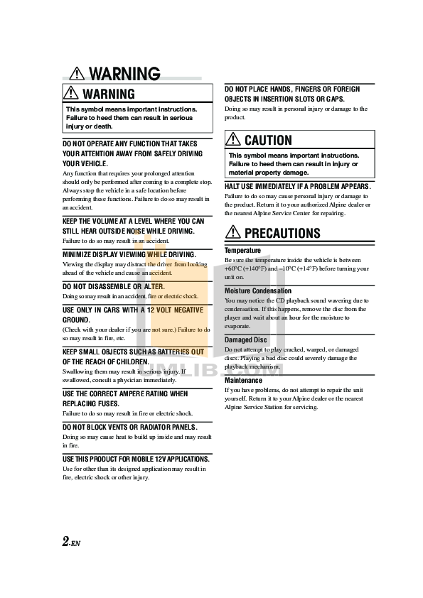 alpine cdm-9823 manual Alphine manual | compact disc | electrical wiring.