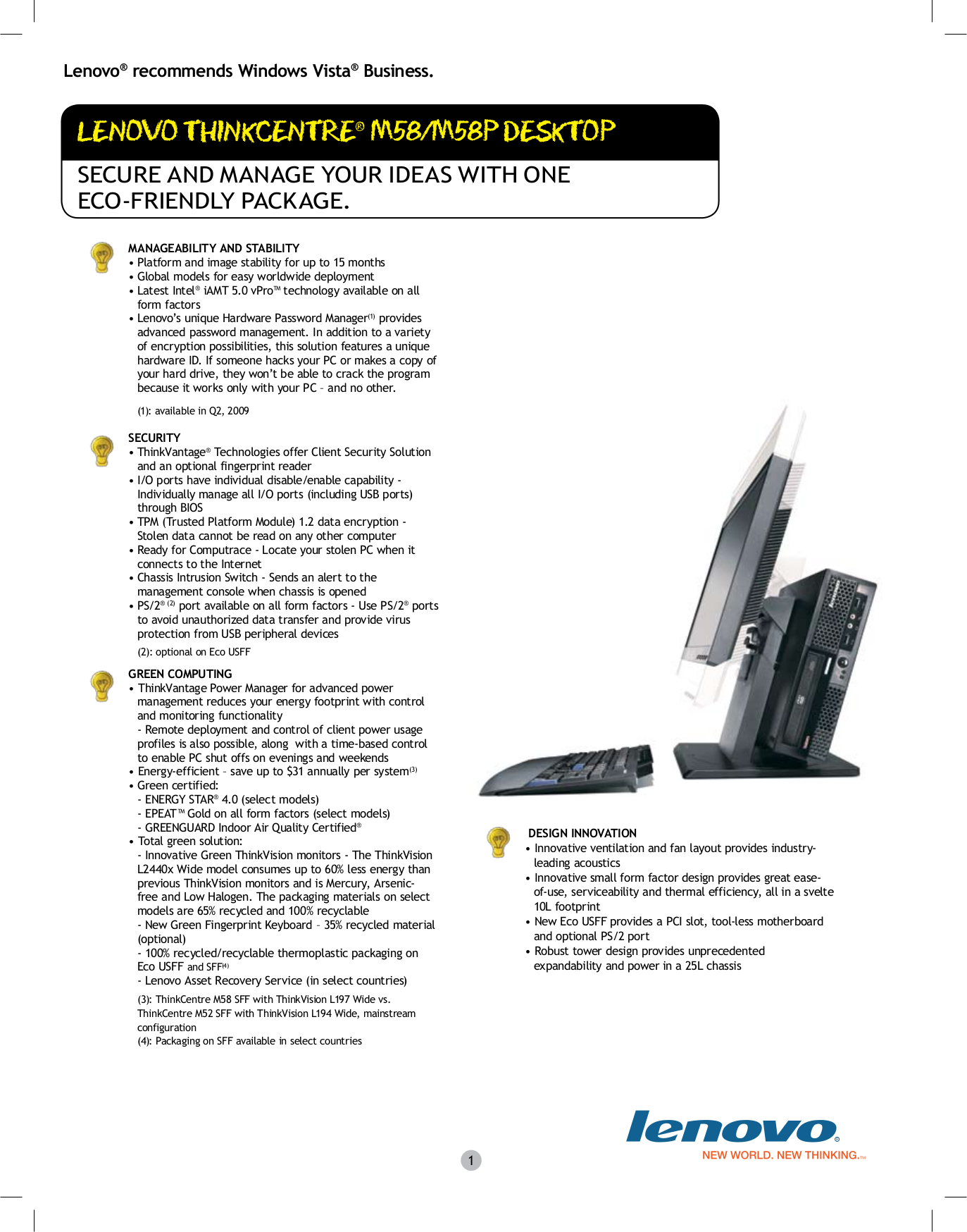 Download free pdf for Lenovo ThinkCentre M58p 7188 Desktop manual pdf for Lenovo Desktop ThinkCentre M58p 7188 manual