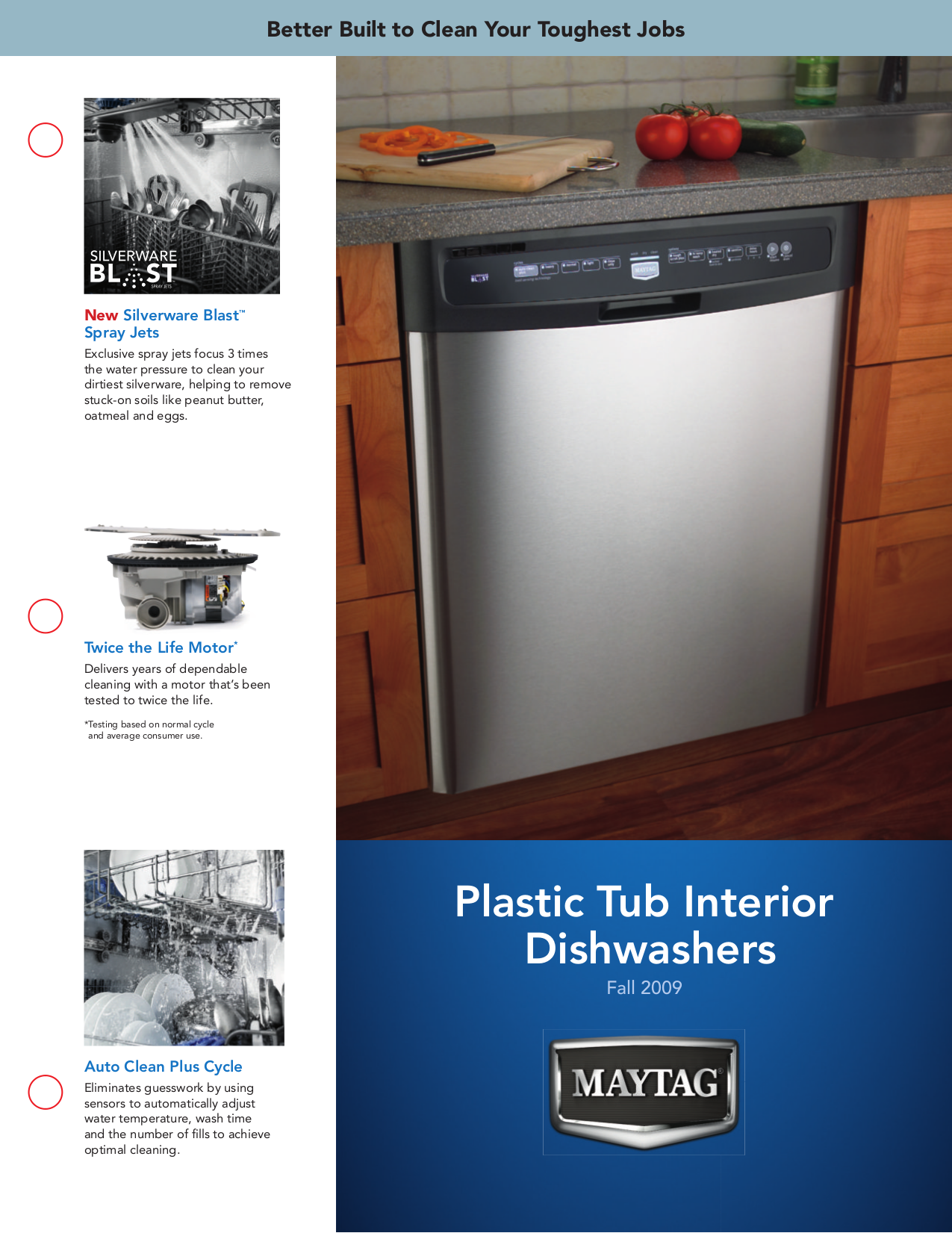 pdf for Maytag Dishwasher Jetclean Plus MDB4709AW manual