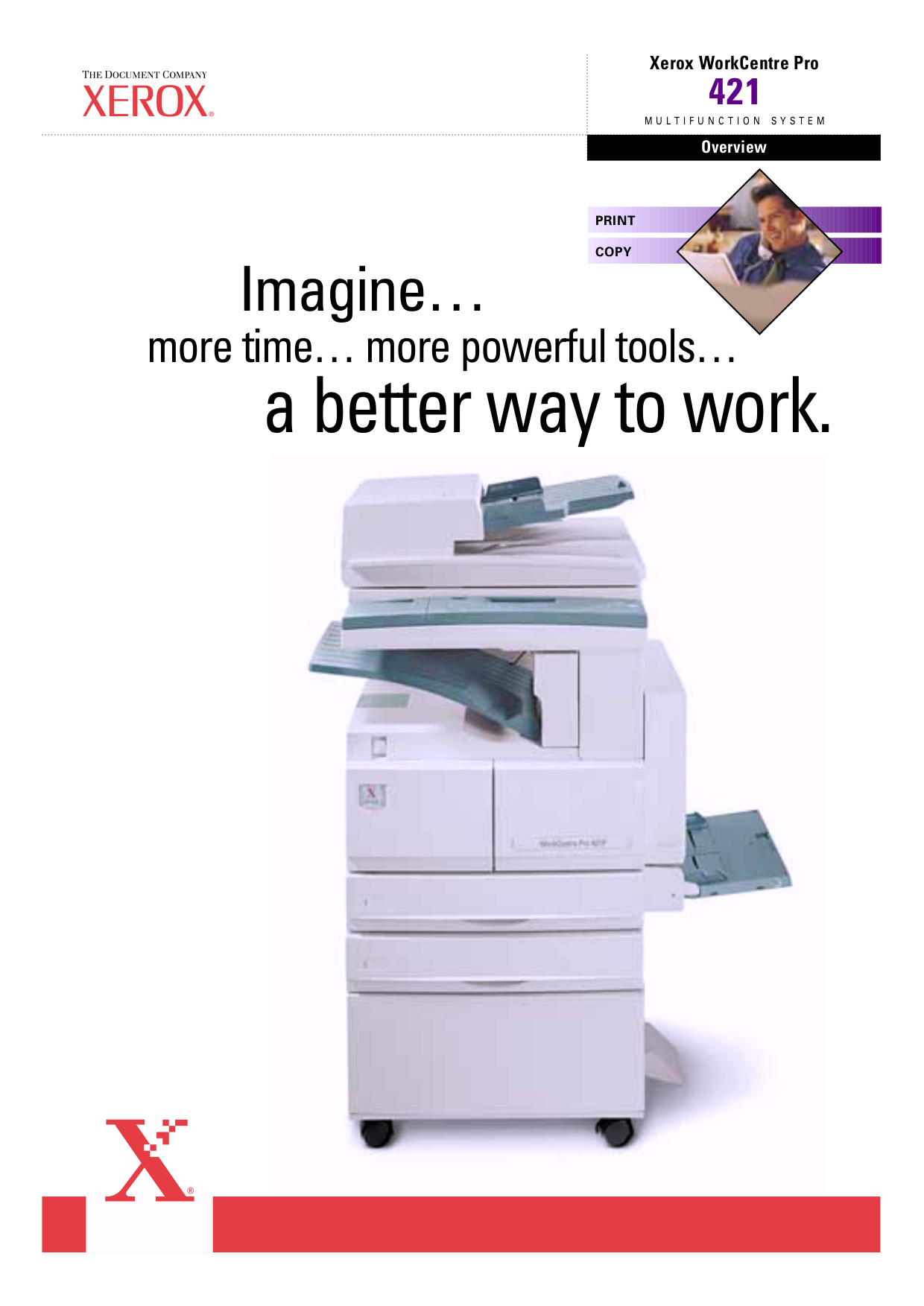 pdf for Xerox Multifunction Printer WorkCentre Pro 421 manual