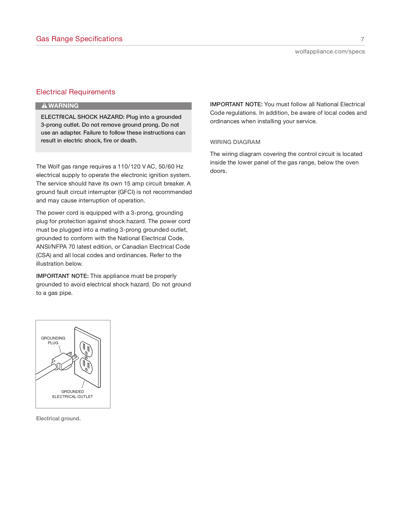 PDF manual for Wolf Range R366