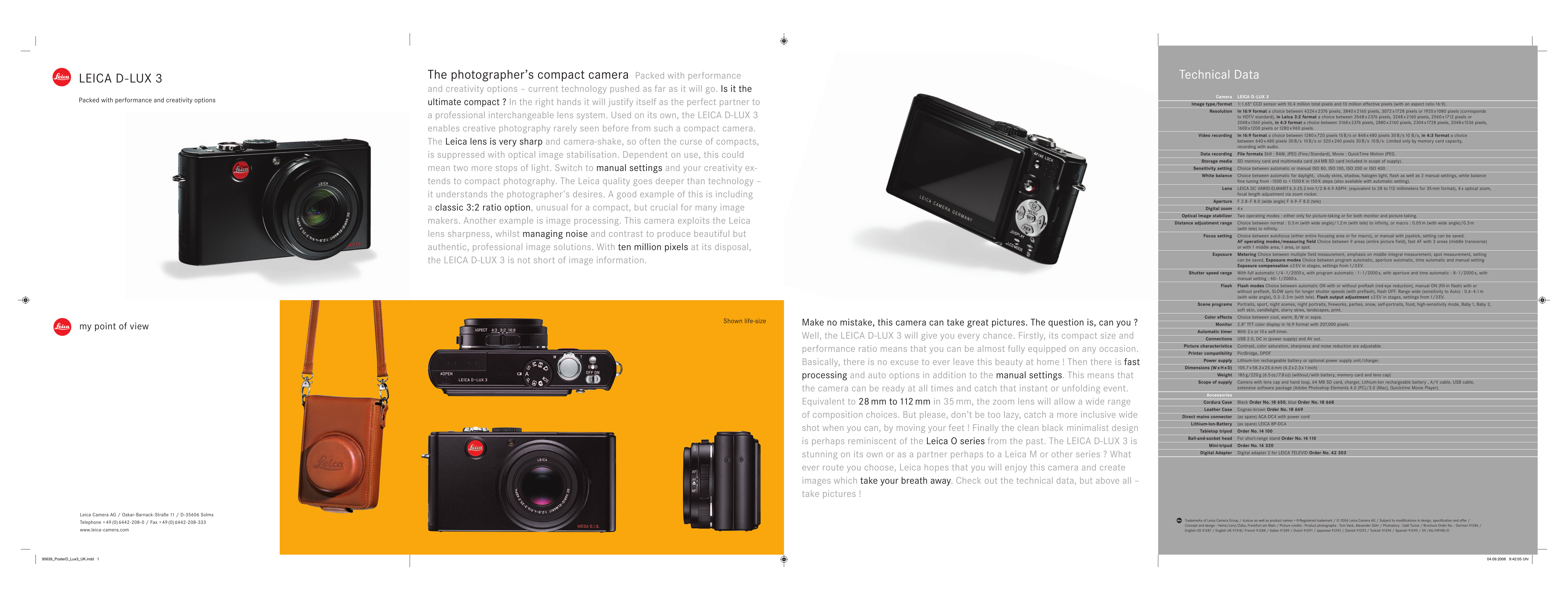 Leica d-lux 4 user manual download