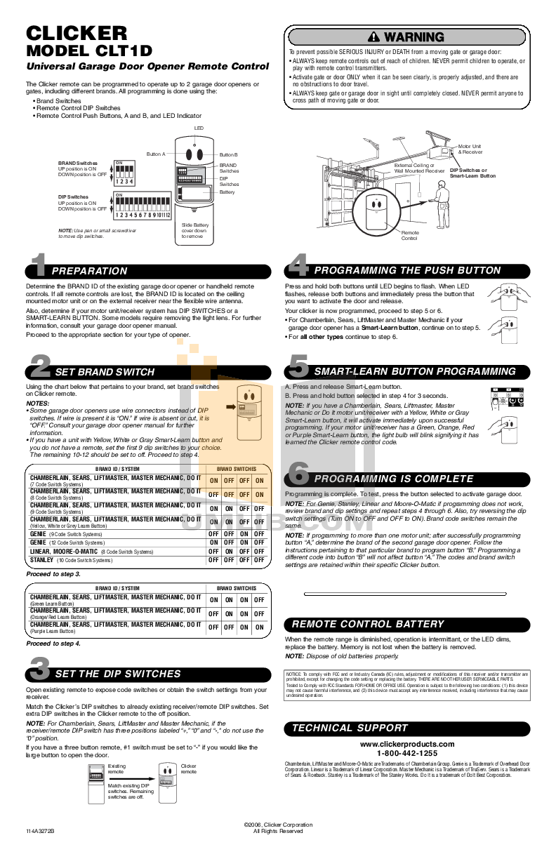 Free Pdf For Chamberlain Hd200dm Garage Door Openers Pdf For Chamberlain Other Hd200dm Garage Door Openers Manual