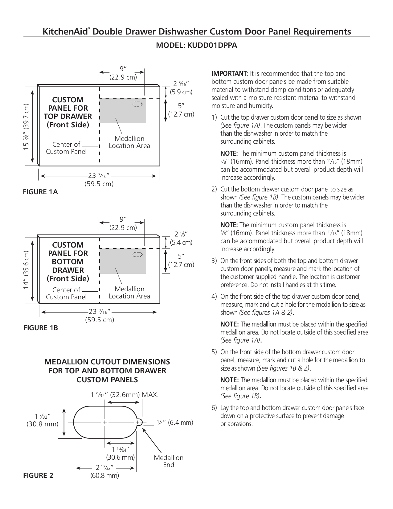 kitchenaid kudd01dppa