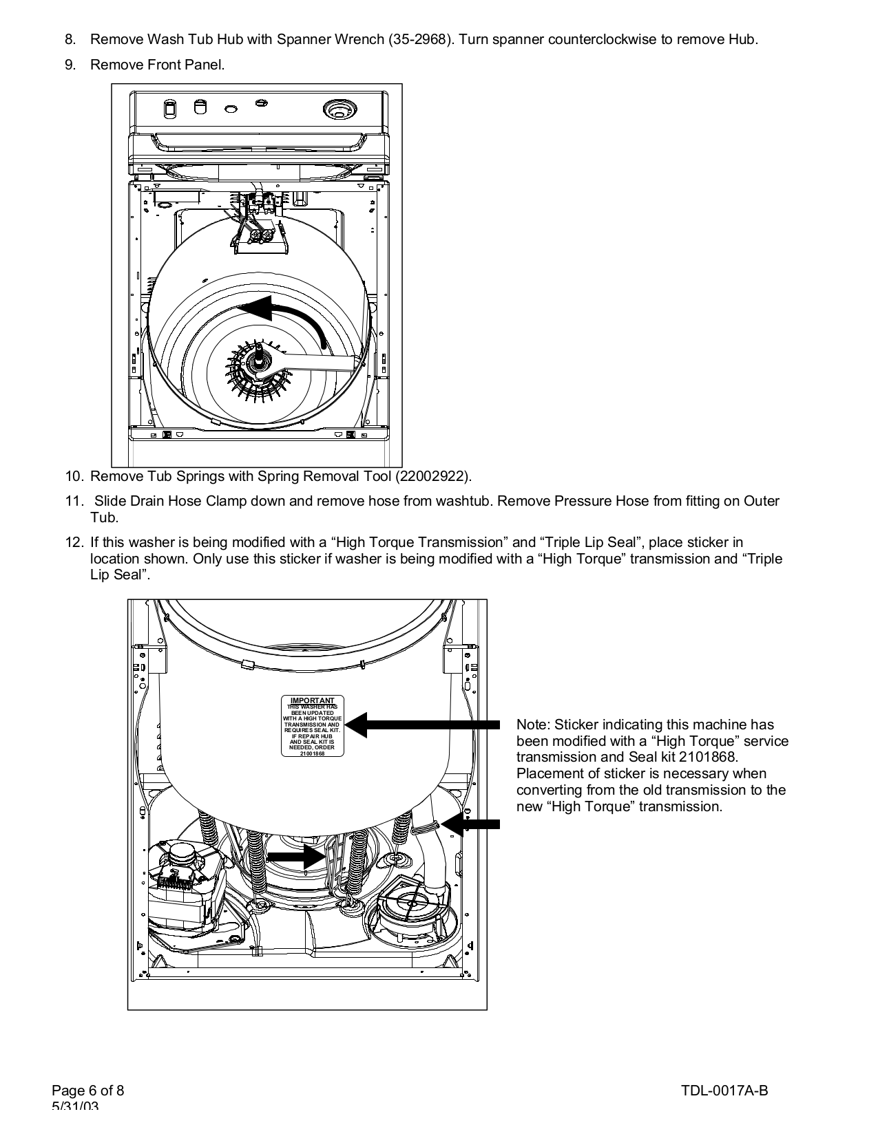 Maytag atlantis washer manual remove agitator from maytag dryer