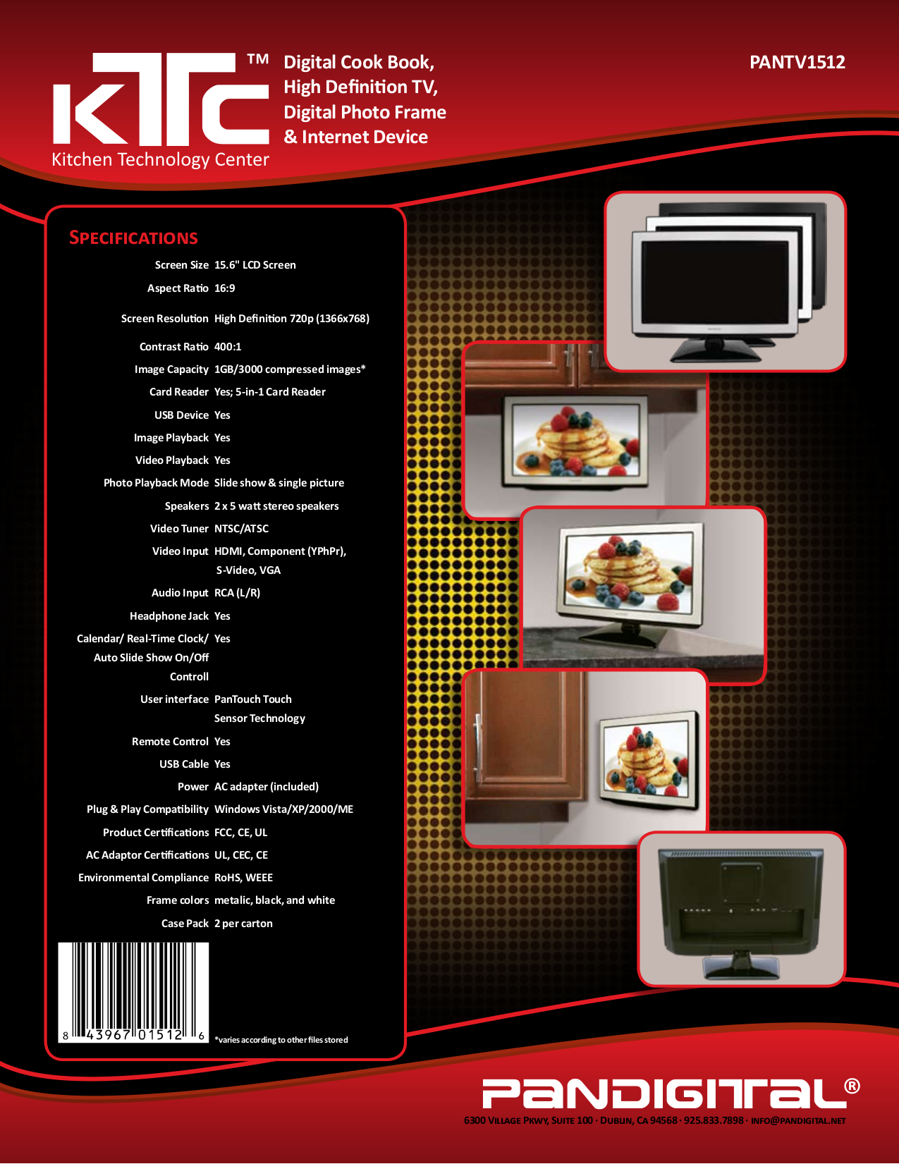 Pandigital Digital Picture Frame Manual