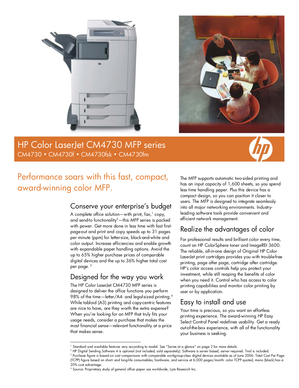 pdf for HP Multifunction Printer Laserjet,Color Laserjet CM4730fm manual
