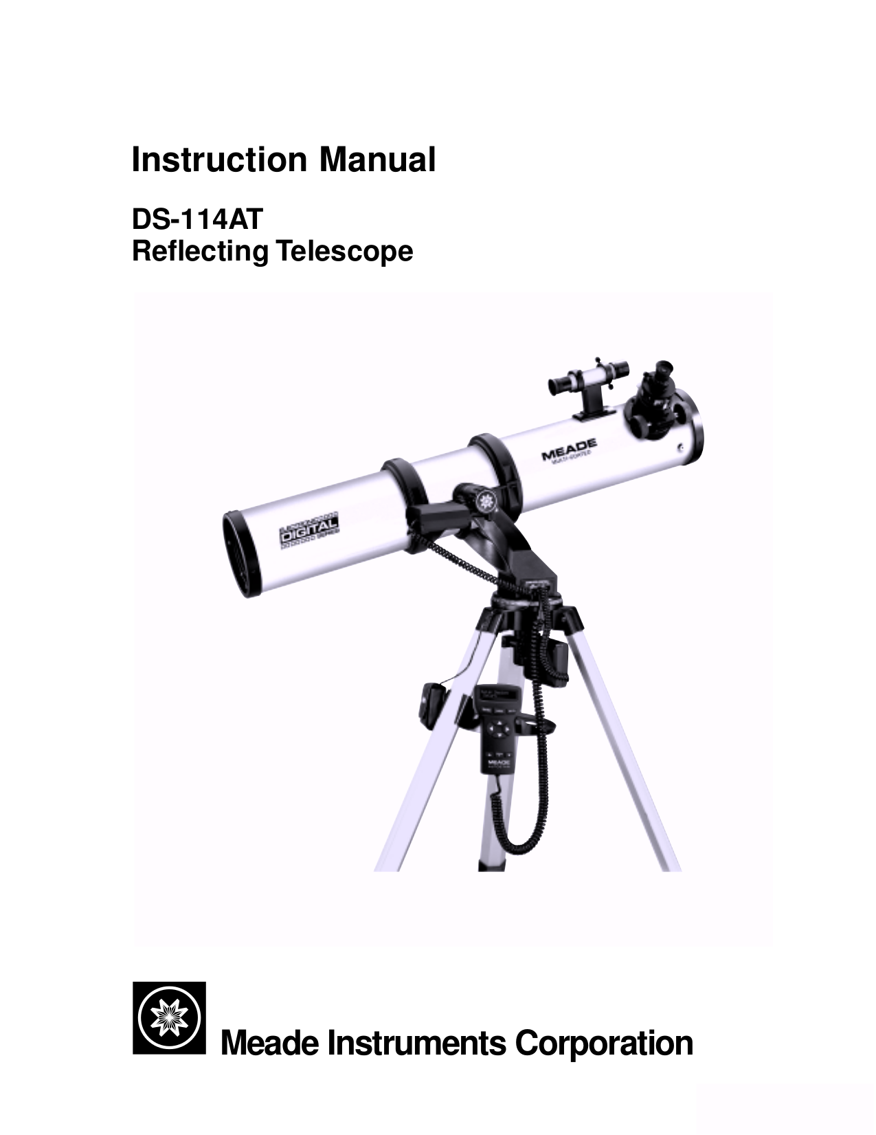 PDF manual for Meade Telescope DS-114