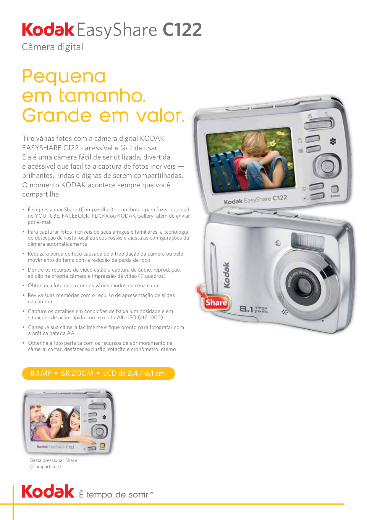 Download free pdf for Kodak EasyShare C122 Digital Camera manual