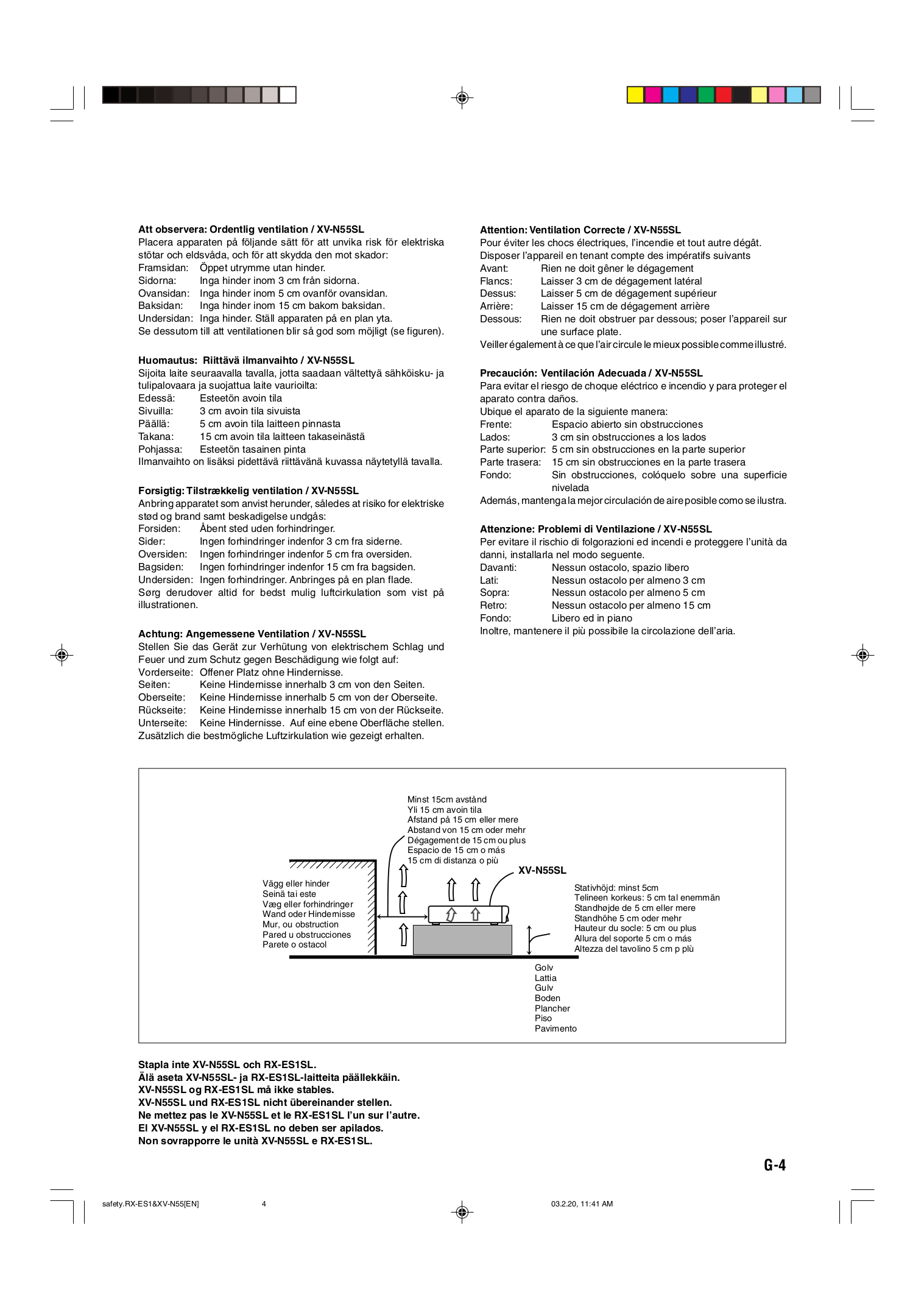 ... JVC Receiver RX-ES1SL pdf page preview ...
