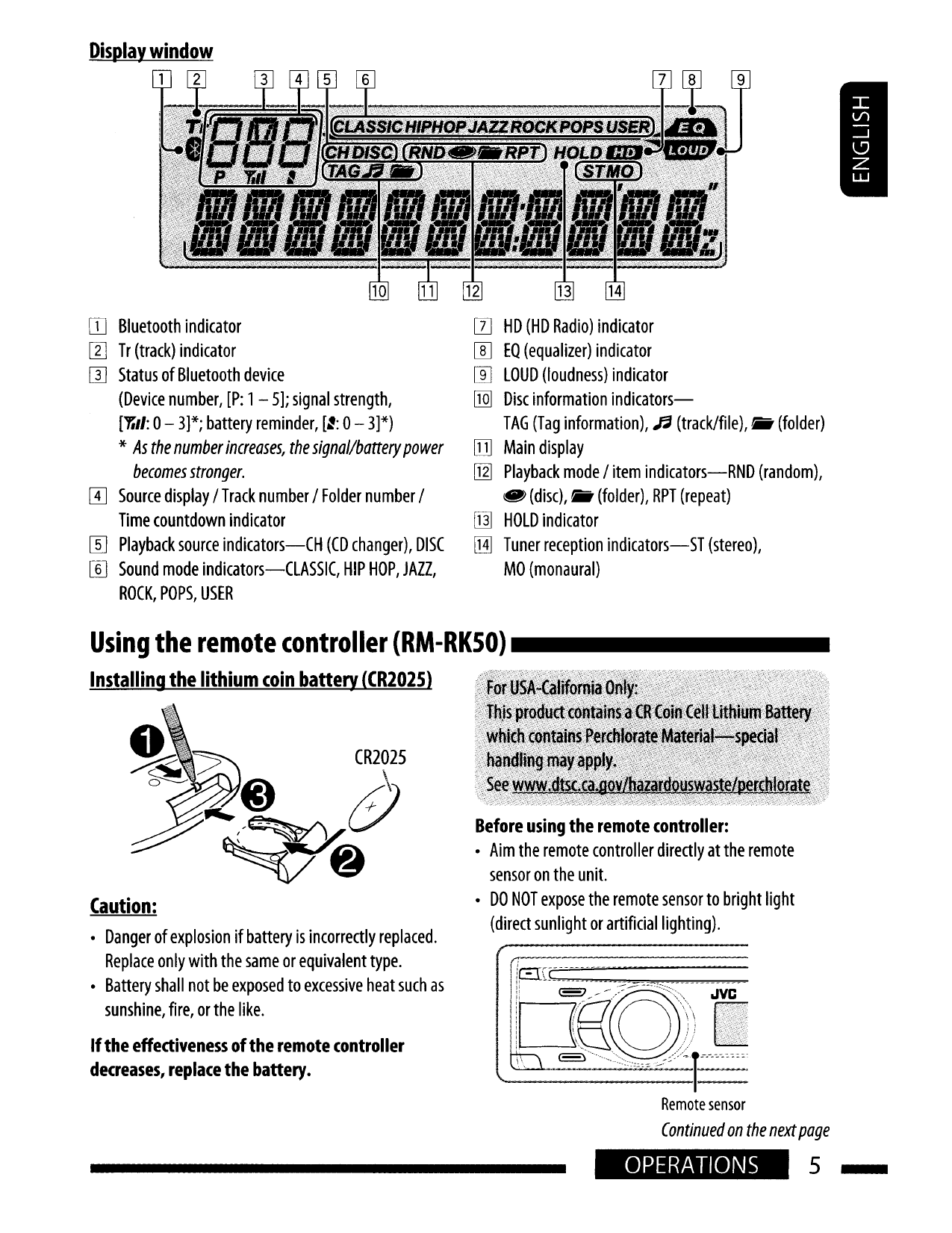 ... JVC Car Receiver KD-R300 pdf page preview ...