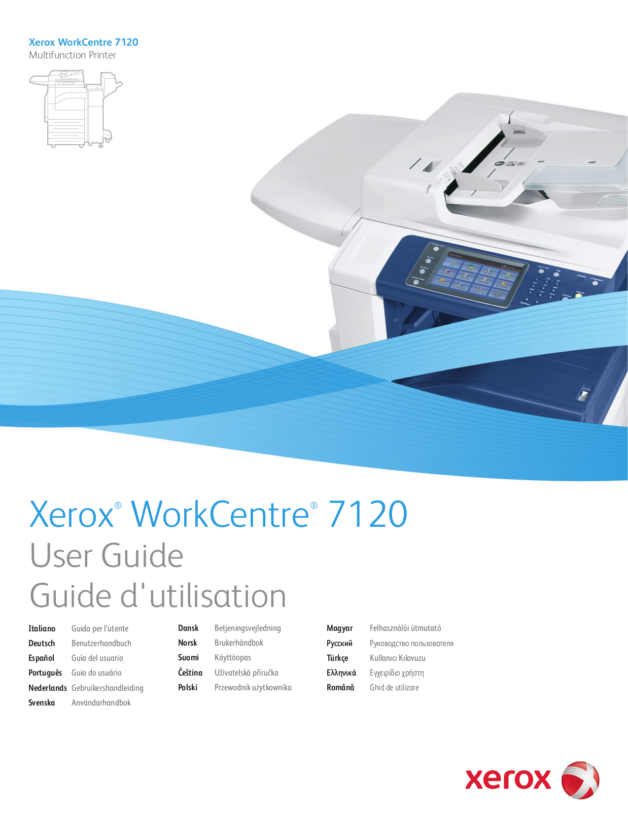 pdf for Xerox Multifunction Printer WorkCentre Pro 128 manual