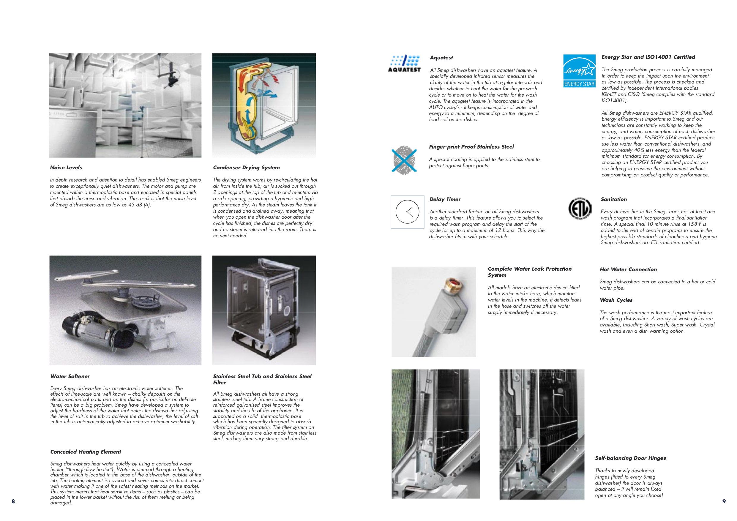 PDF manual for Smeg Dishwasher STO905U