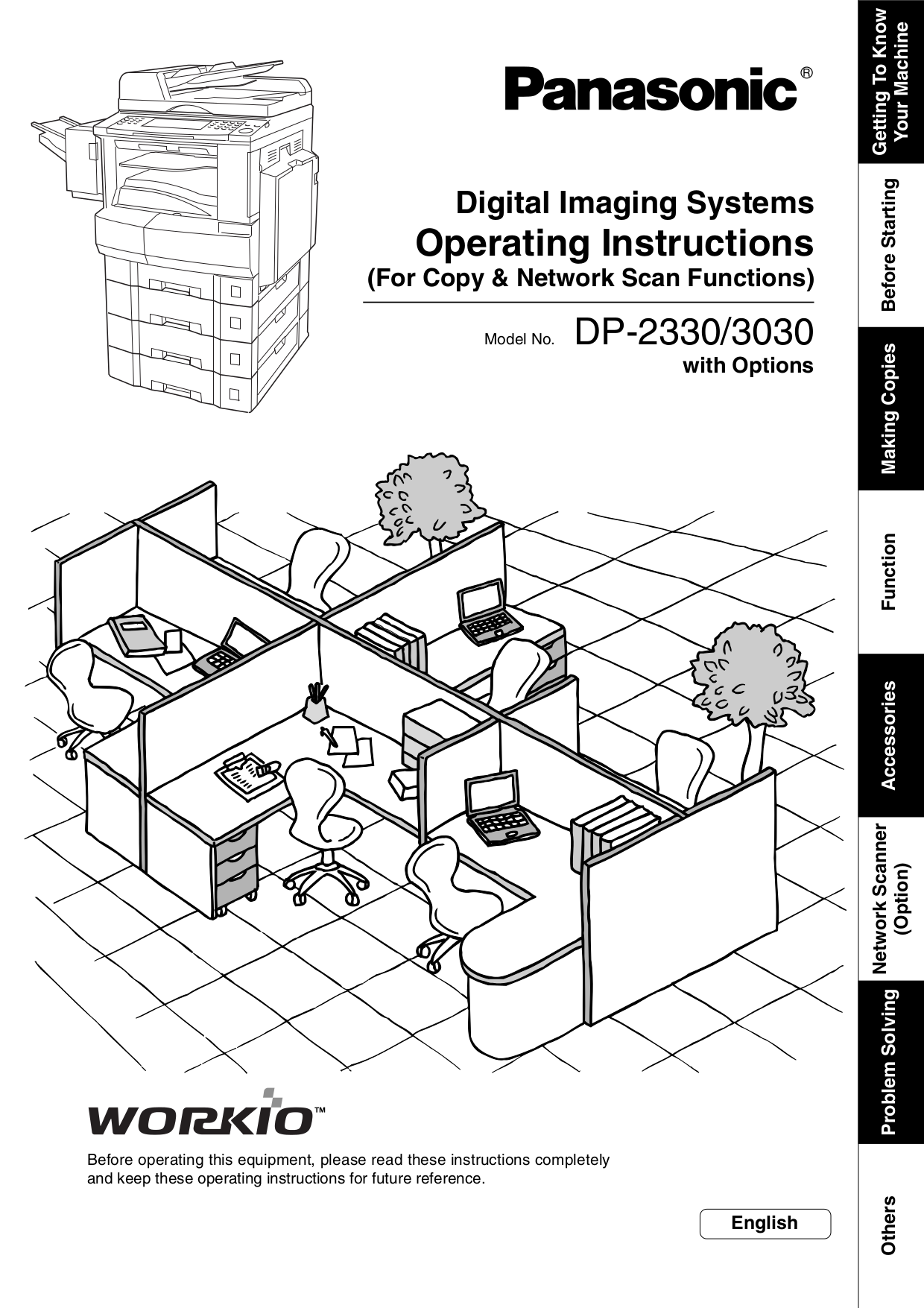 Panasonic dp-3030 service manual