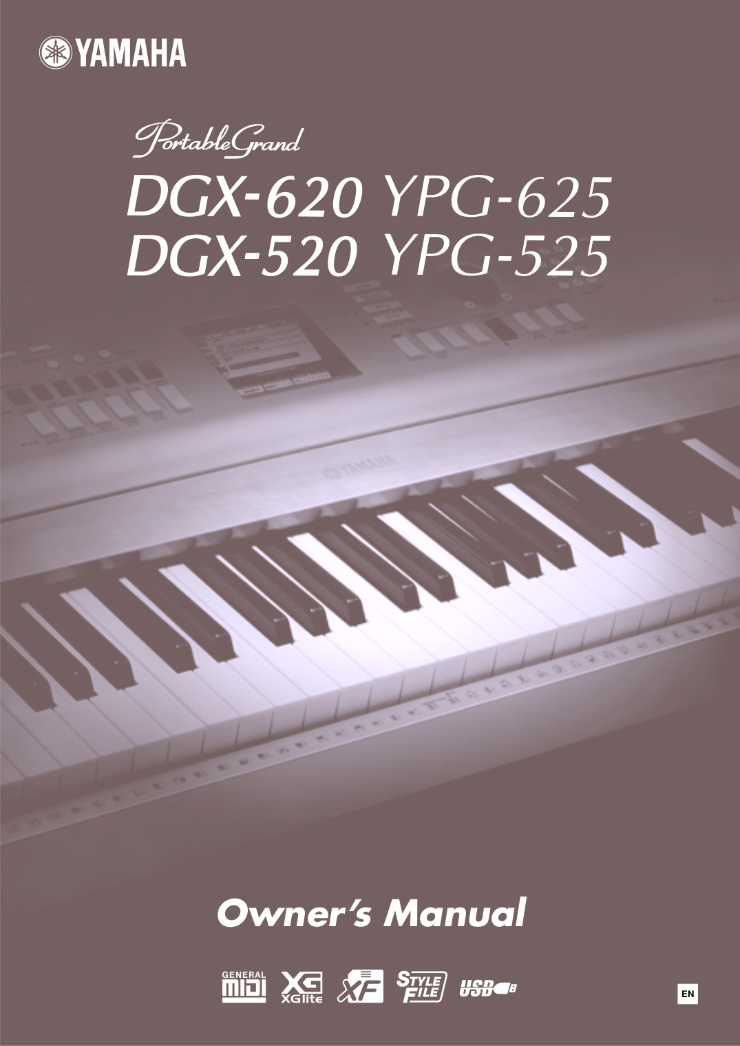 pdf for Yamaha Music Keyboard DGX-230 manual