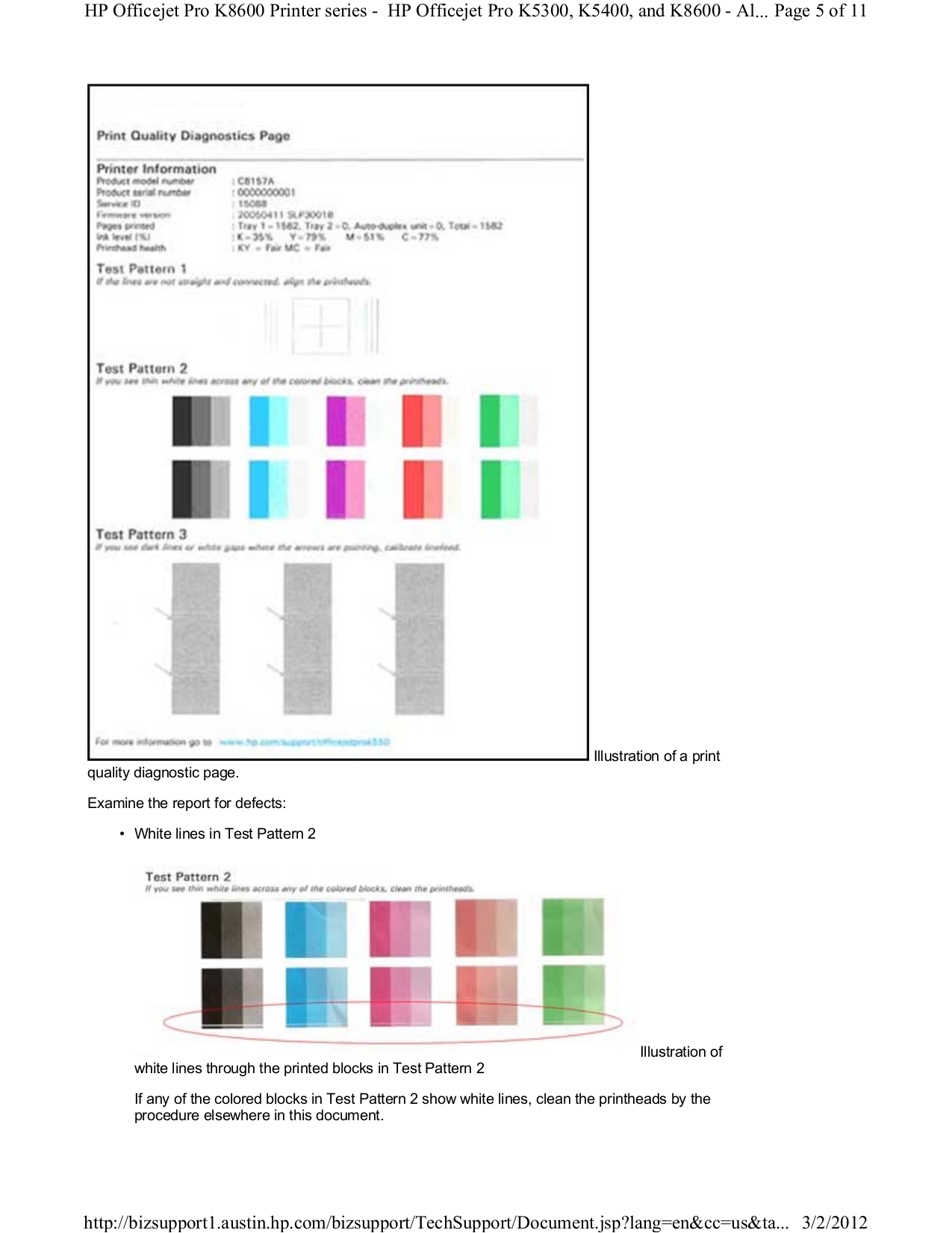 ... HP Printer Officejet Pro K5300 pdf page preview ...