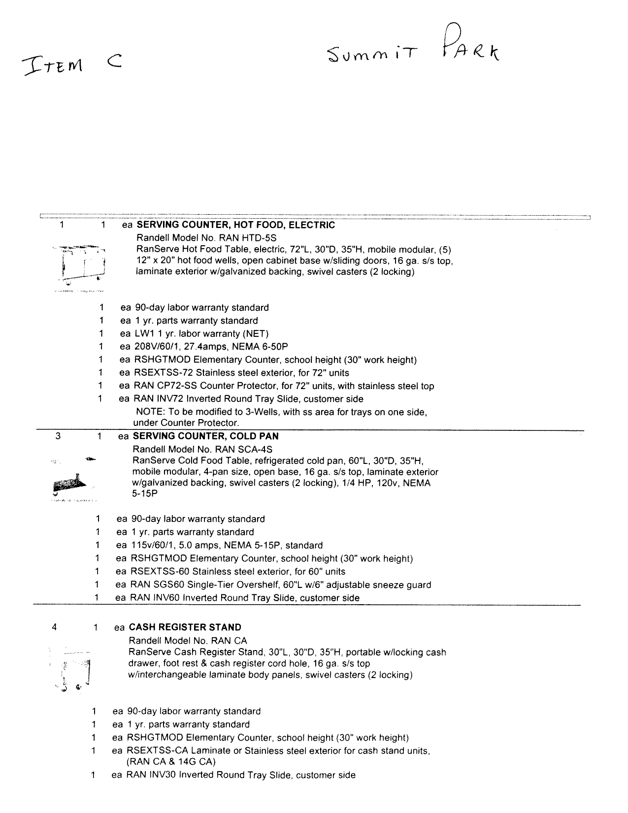 pdf for Randell Refrigerator RAN SCA-5 manual