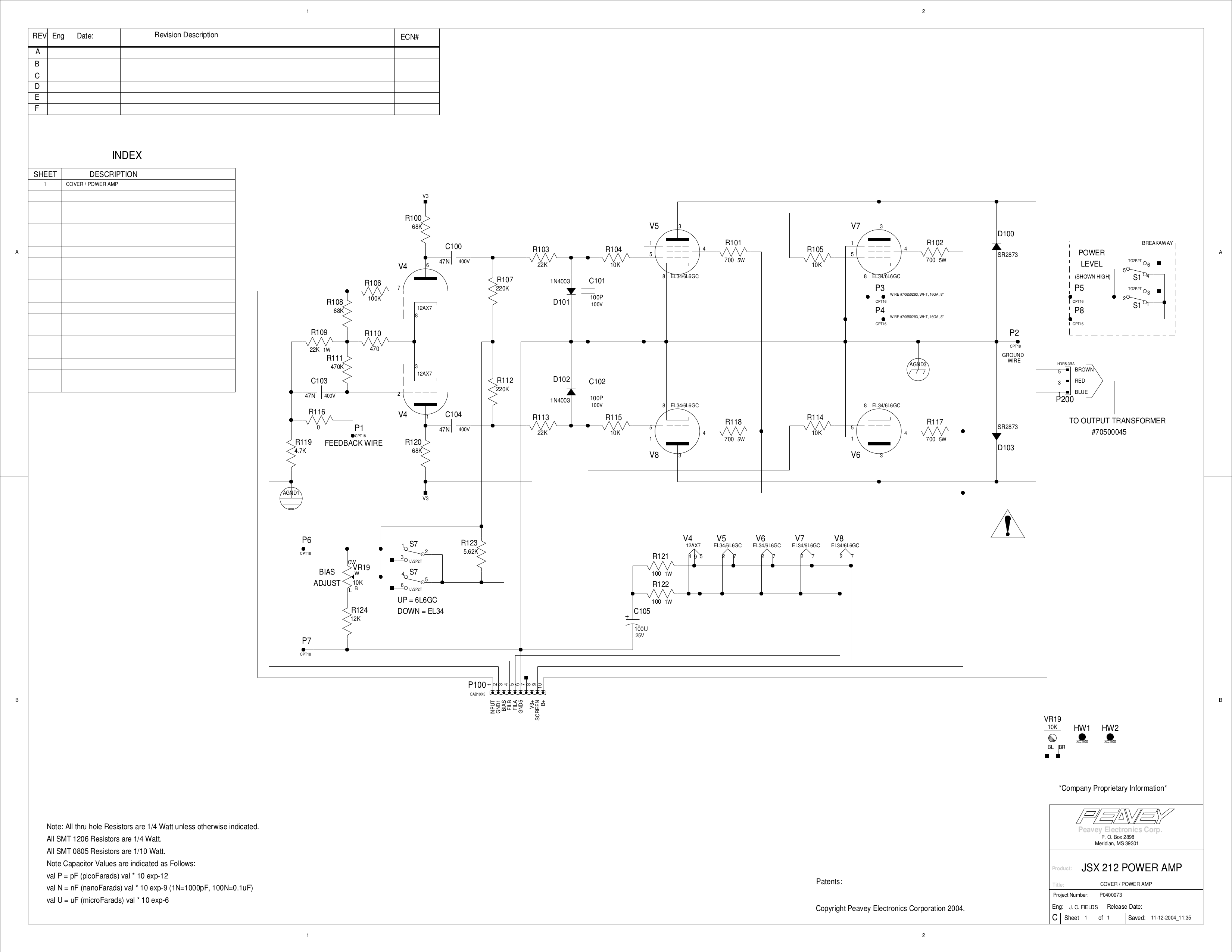 Peavey 5150 preamp схема