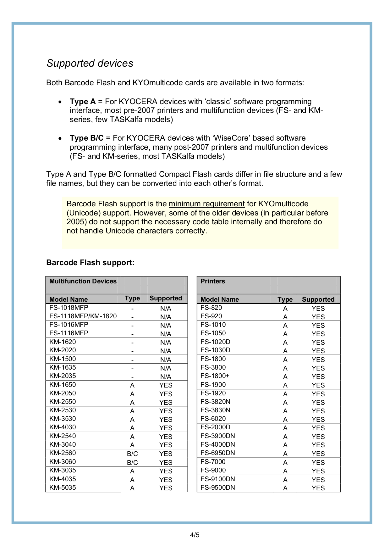 ... Kyocera Multifunction Printer KM-3530 pdf page preview ...