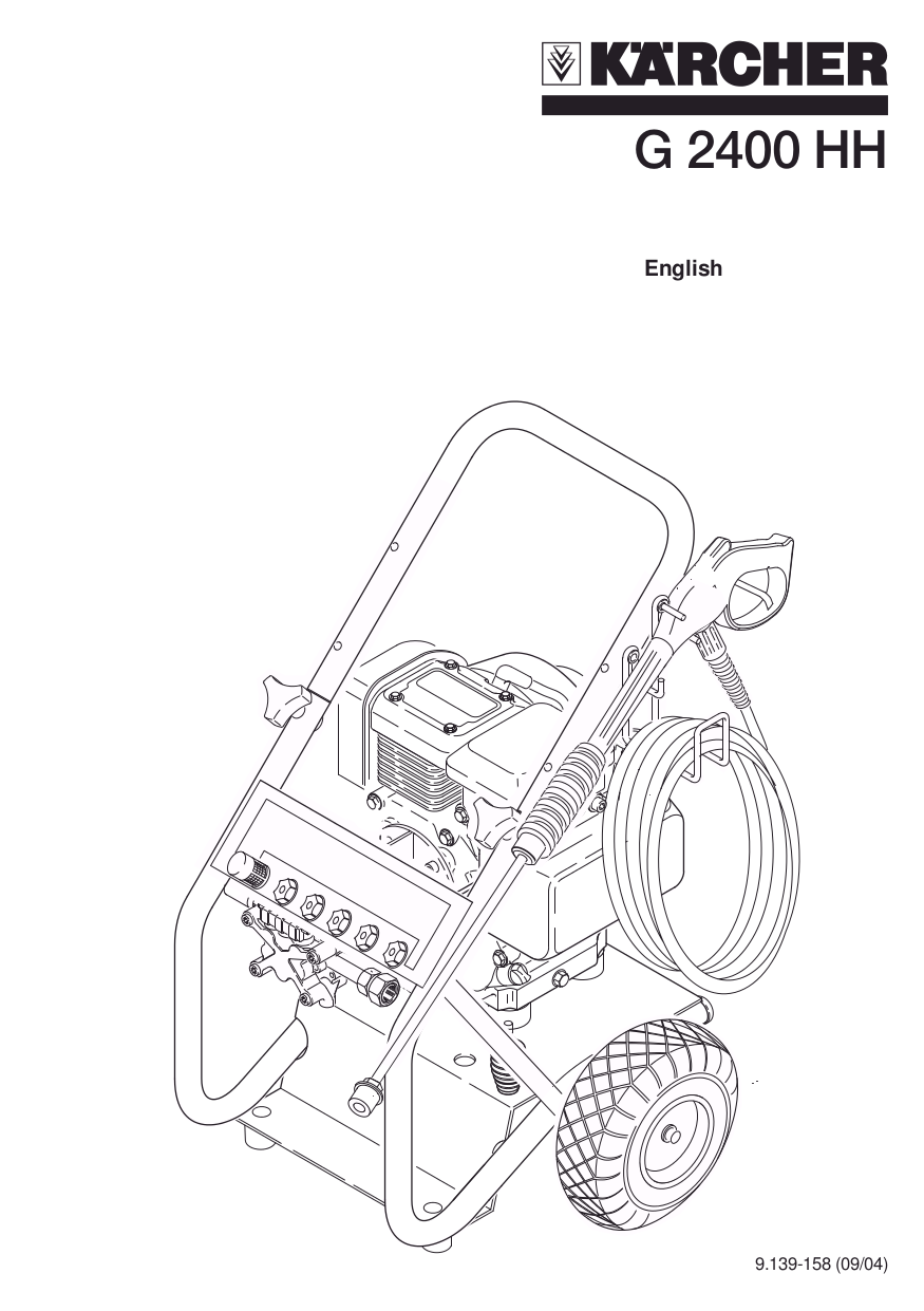 Download free pdf for Karcher G 2400 HH Pressure Washers Other manual