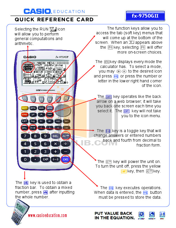 Casio инструкция калькулятора