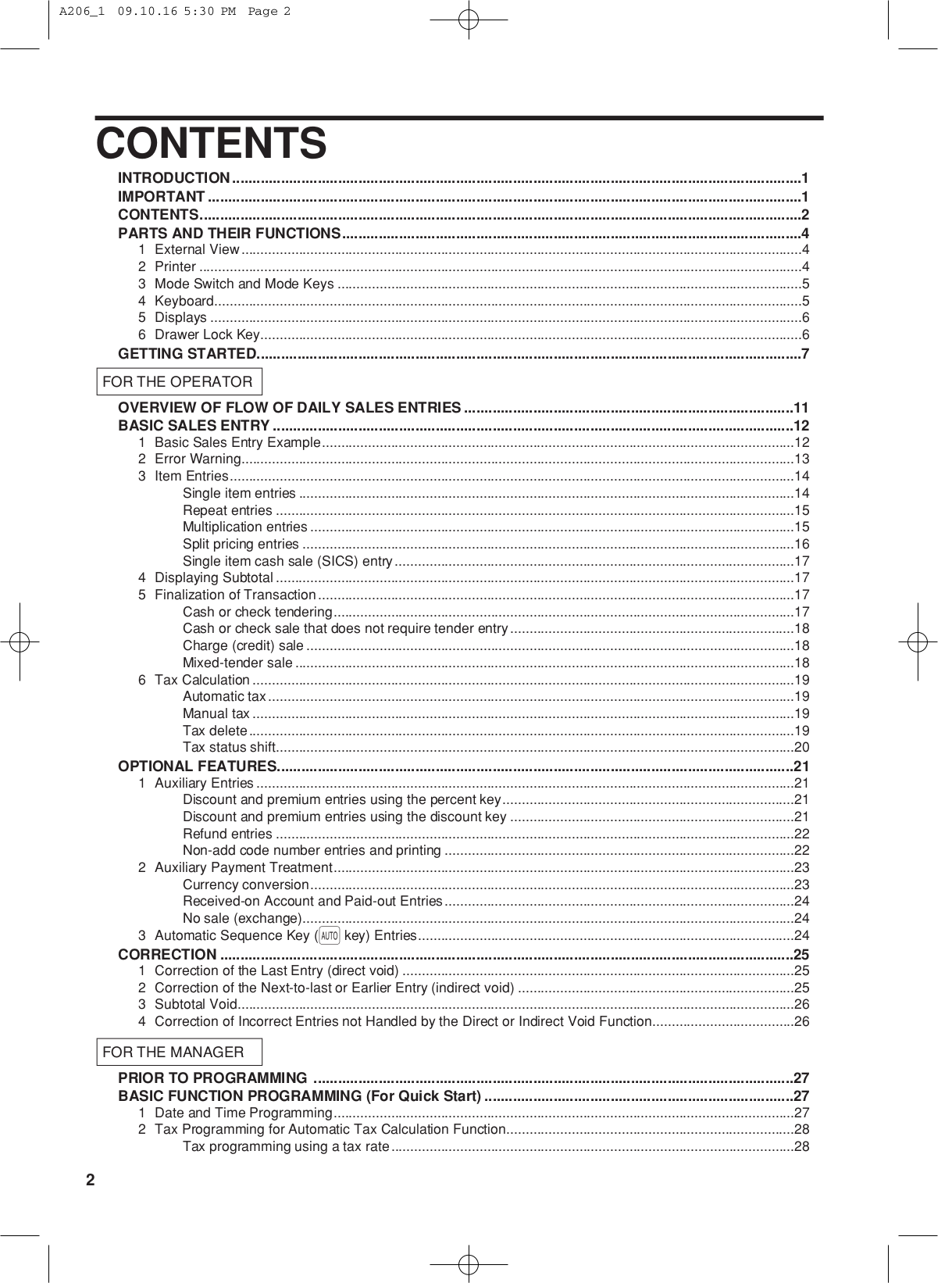... Sharp Other XE-A101 Cash Register pdf page preview ...