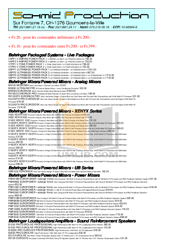 behringer pp400 manual