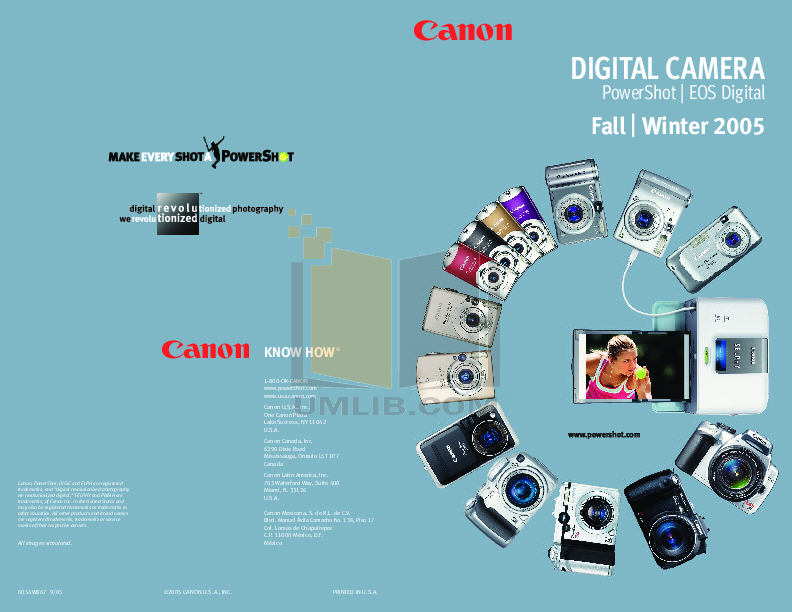 Canon powershot a620 manual