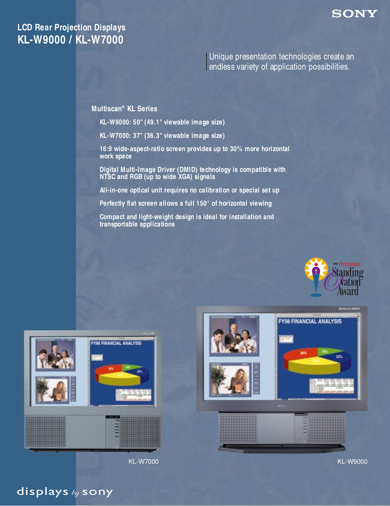 pdf for Sony Monitor KL-W9000 manual