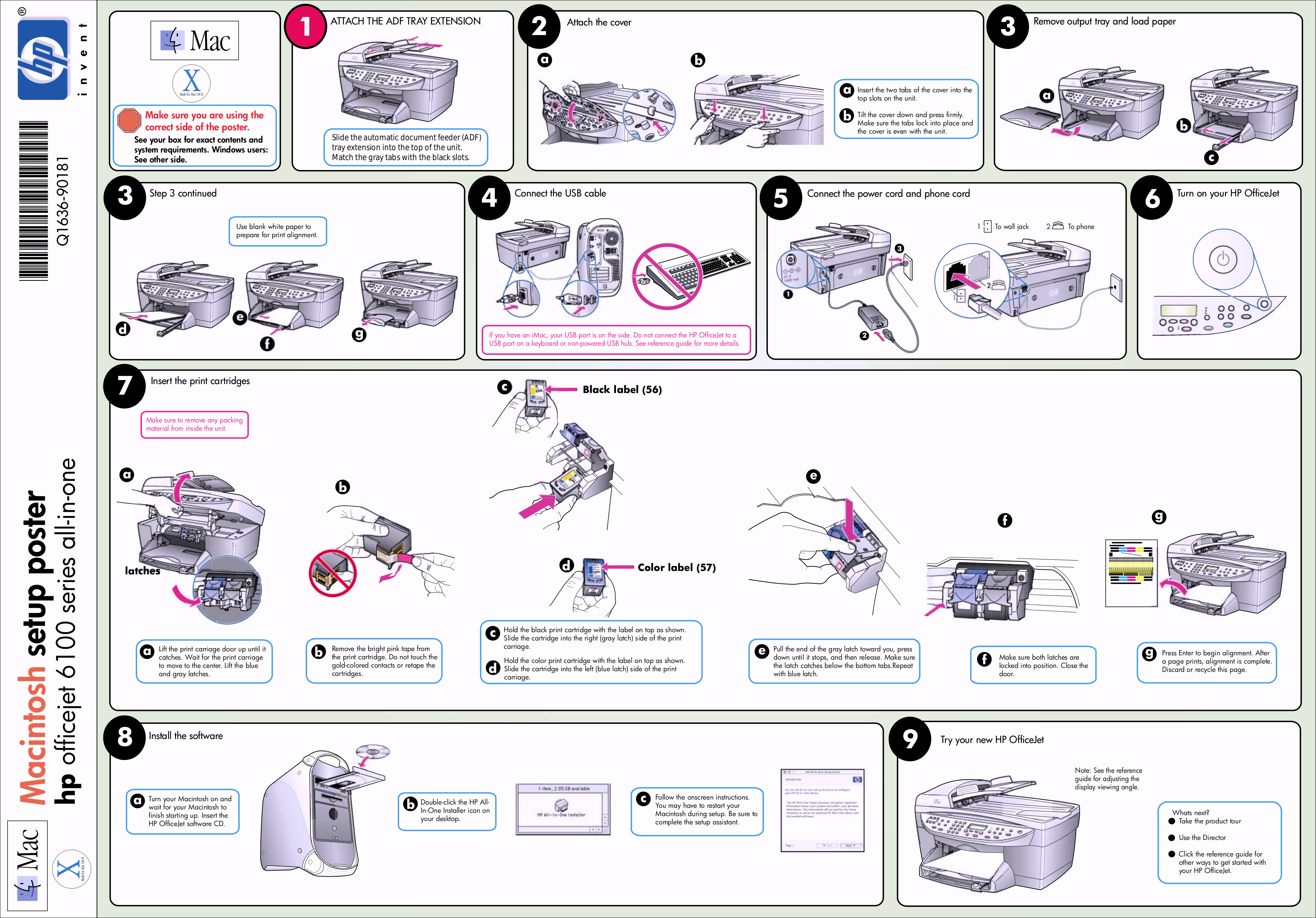 PDF manual for HP Multifunction Printer Officejet 6100