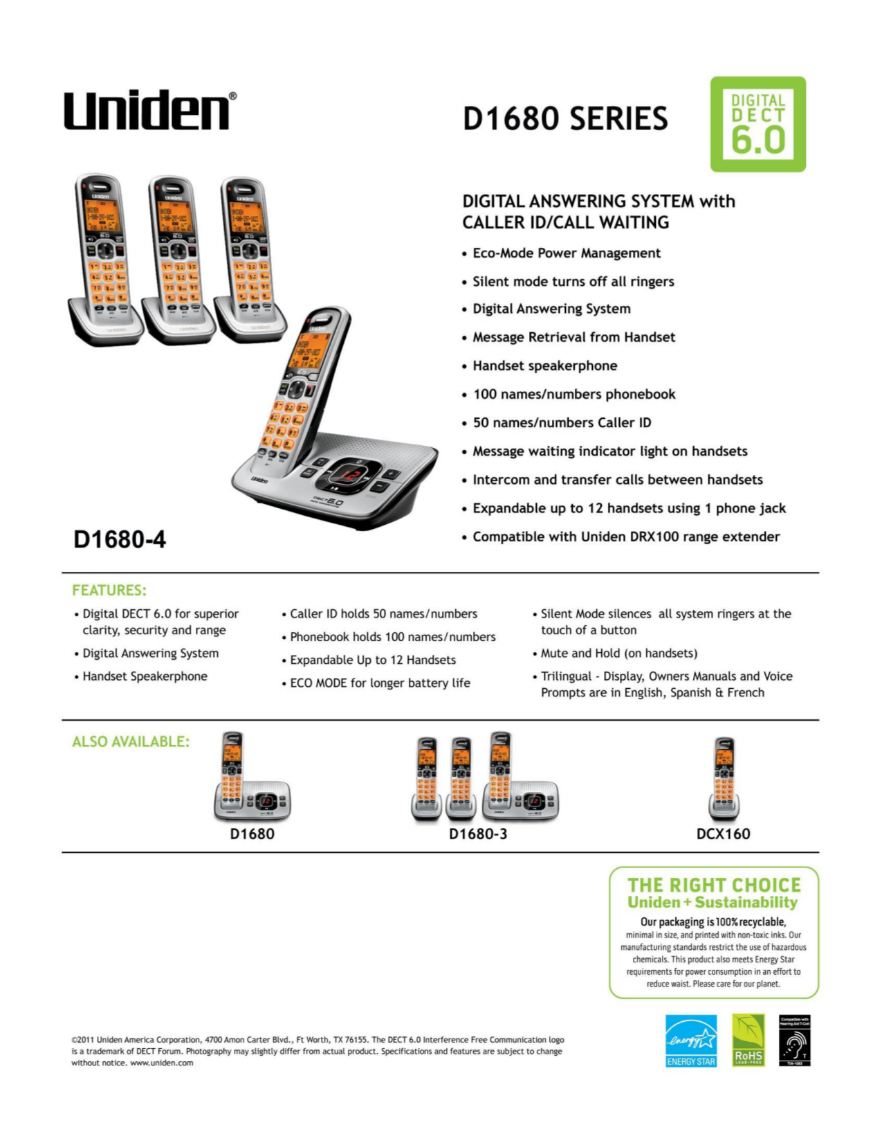 ... Array - download free pdf for uniden d1680 4 telephone manual rh umlib com