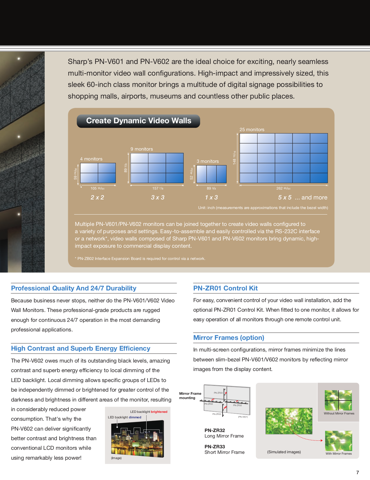 ... Sharp Monitor PN-V601 pdf page preview ...