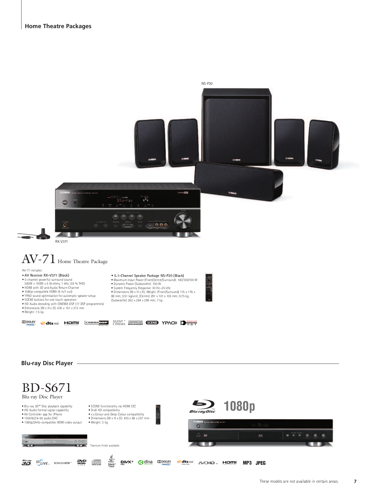 ... Yamaha Receiver RX-V371 pdf page preview ...